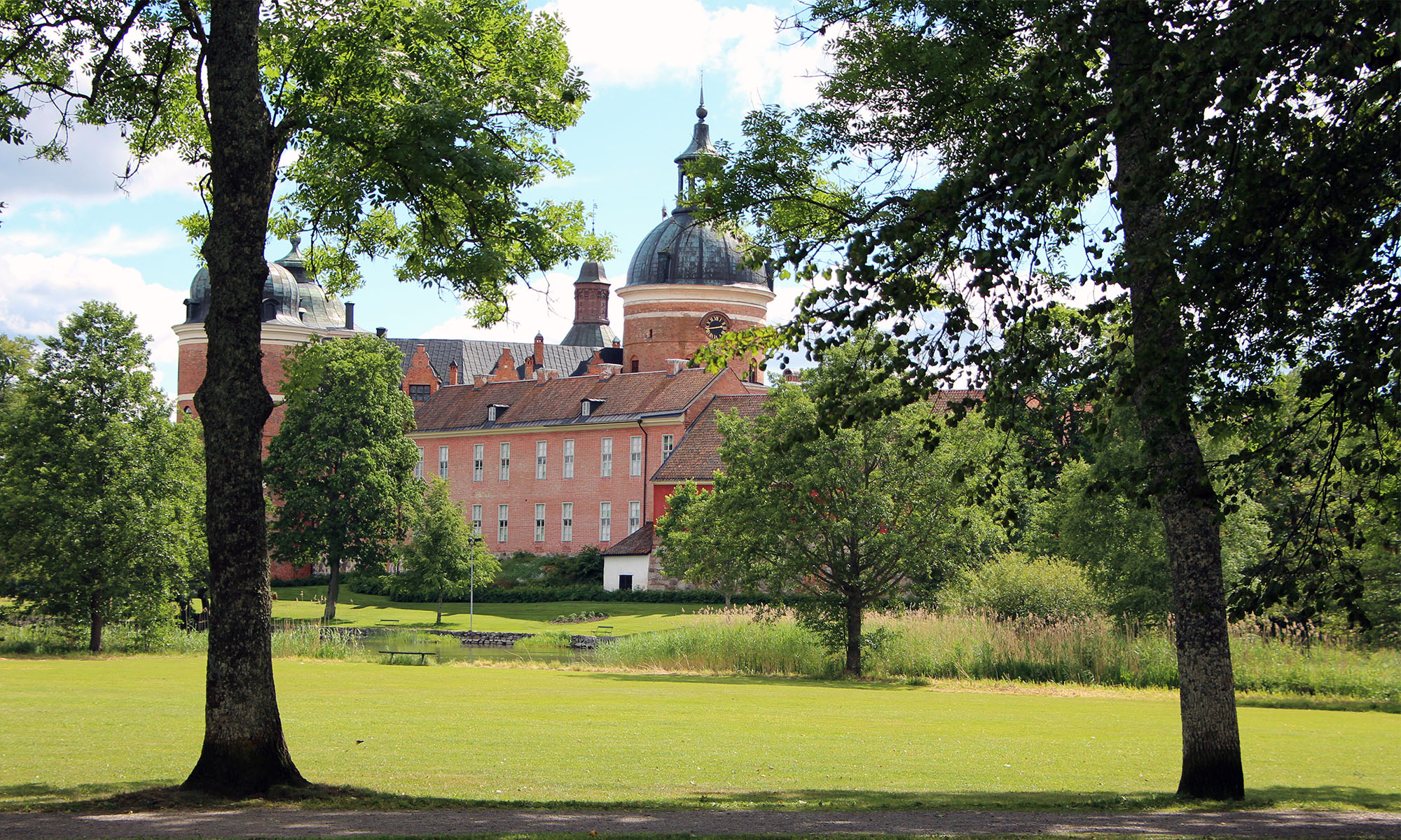 Mariefred Gripsholm Slott sommar